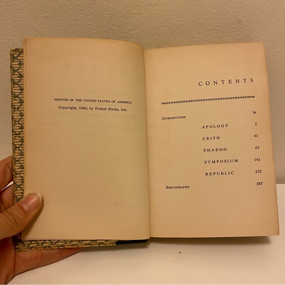 Dialogues of Plato Collector’s Edition Pocket Size Hardcover 1950 J.D. Kaplan - Picture 6 of 9